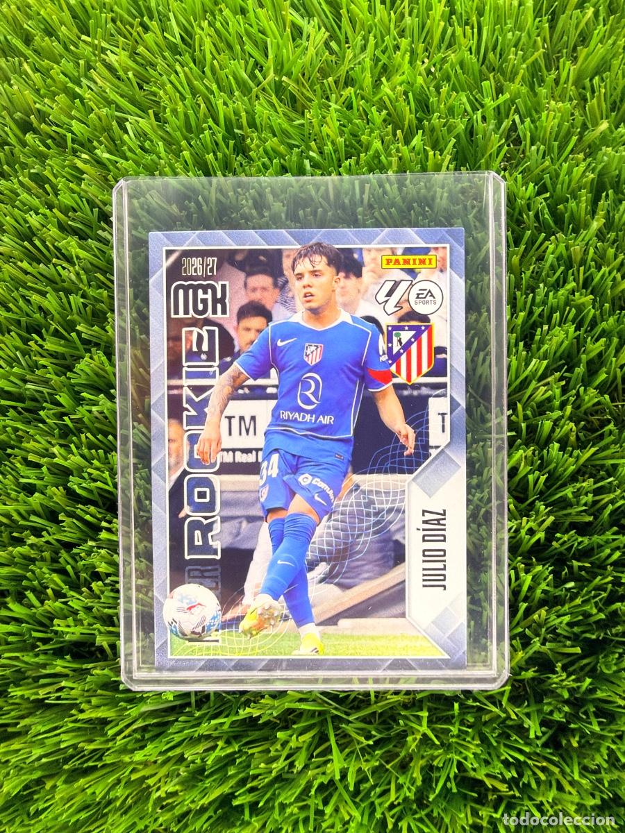Cromos de f&uacute;tbol: N&ordm; 415 Julio D&iacute;az Master Rookie Atl&eacute;tico de Madrid Megacracks 26 27