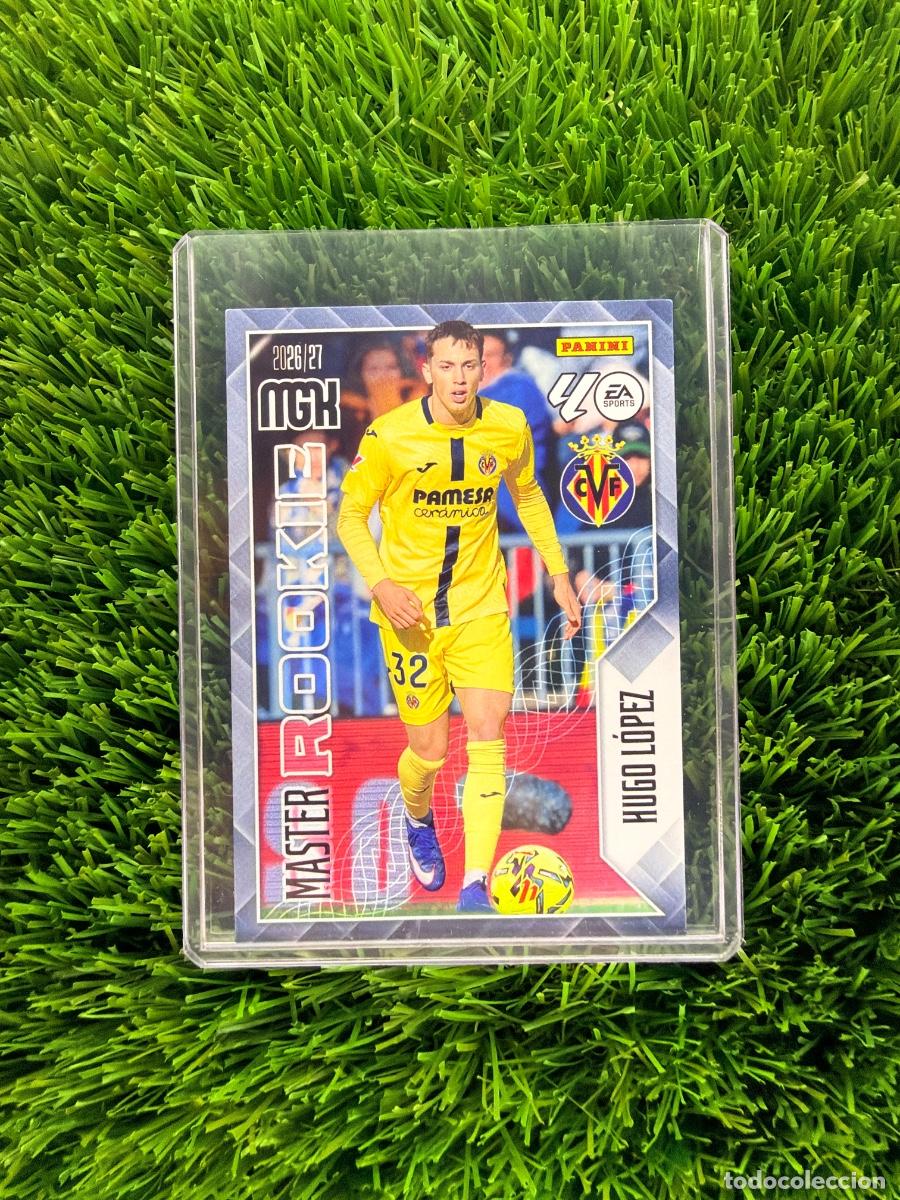Cromos de f&uacute;tbol: N&ordm; 412 Hugo L&oacute;pez Master Rookie Villarreal CF Megacracks 26 27