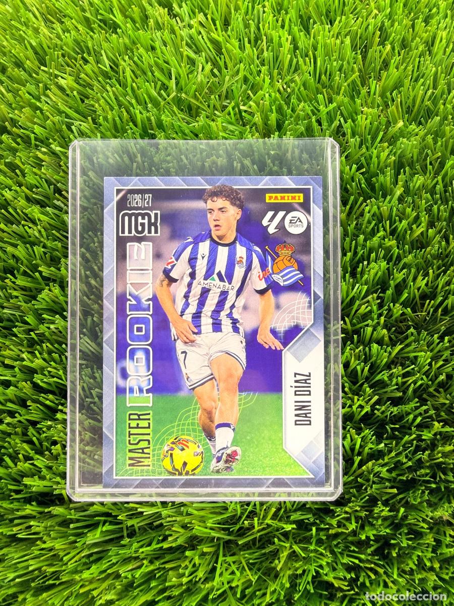Cromos de f&uacute;tbol: N&ordm; 411 Dani D&iacute;az Master Rookie Real Sociedad Megacracks 26 27