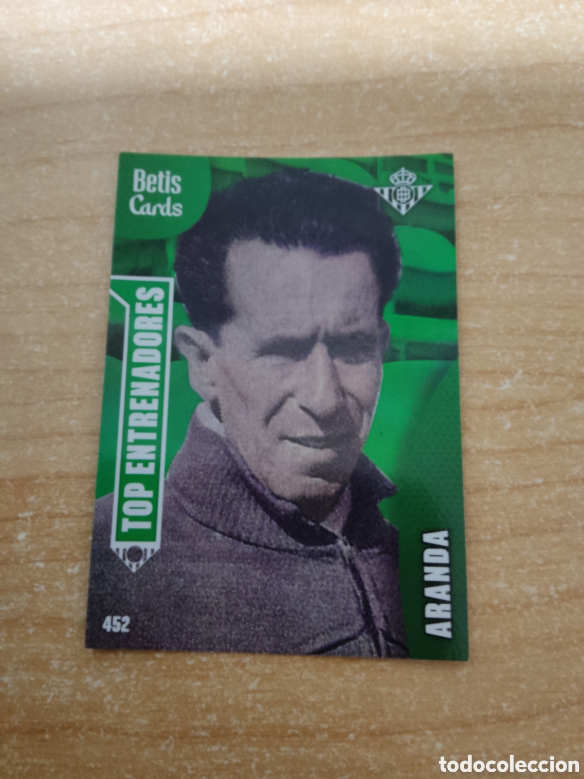Cromos de f&uacute;tbol: 452 ARANDA TOP ENTRENADORES REAL BETIS HOLY CARDS 2024 2025
