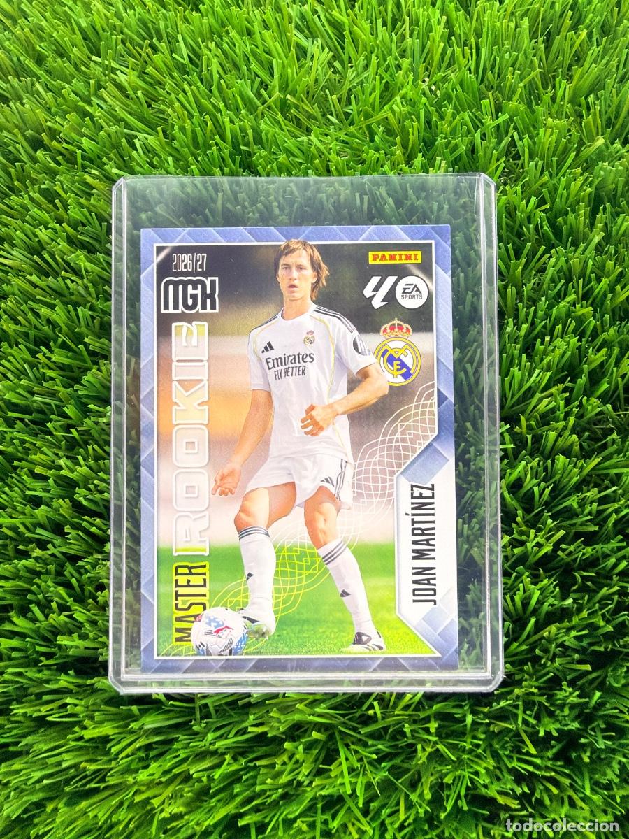 Cromos de f&uacute;tbol: N&ordm; 413 Joan Mart&iacute;nez Master Rookie Real Madrid CF Megacracks 26 27