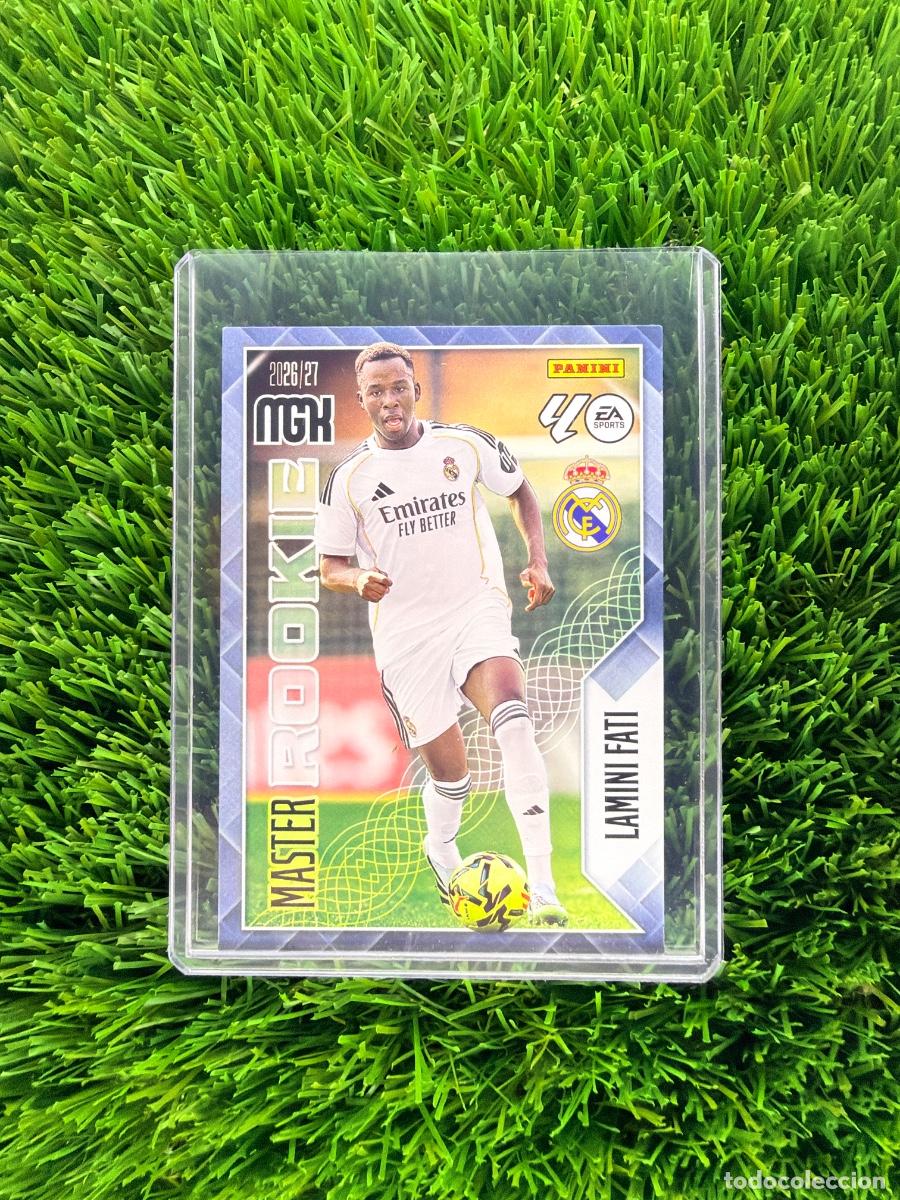 Cromos de f&uacute;tbol: N&ordm; 416 Lamini Fati Master Rookie Real Madrid CF Megacracks 26 27