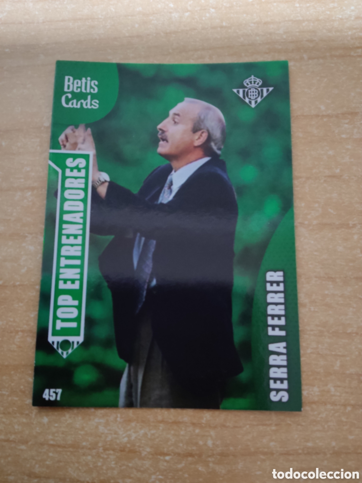 Cromos de f&uacute;tbol: 457 SERRA FERRER TOP ENTRENADORES REAL BETIS HOLY CARDS 2024 2025