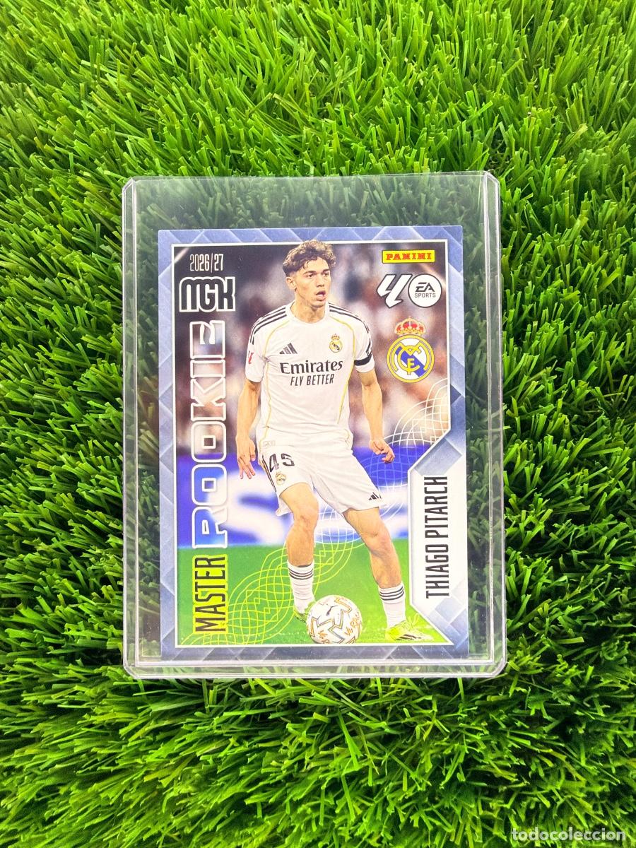 Cromos de f&uacute;tbol: N&ordm; 419 Thiago Pitarch Master Rookie Real Madrid CF Megacracks 26 27