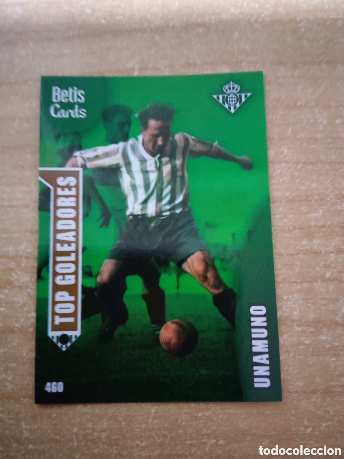 Cromos de f&uacute;tbol: 460 UNAMUNO TOP GOLEADORES REAL BETIS HOLY CARDS 2024 2025