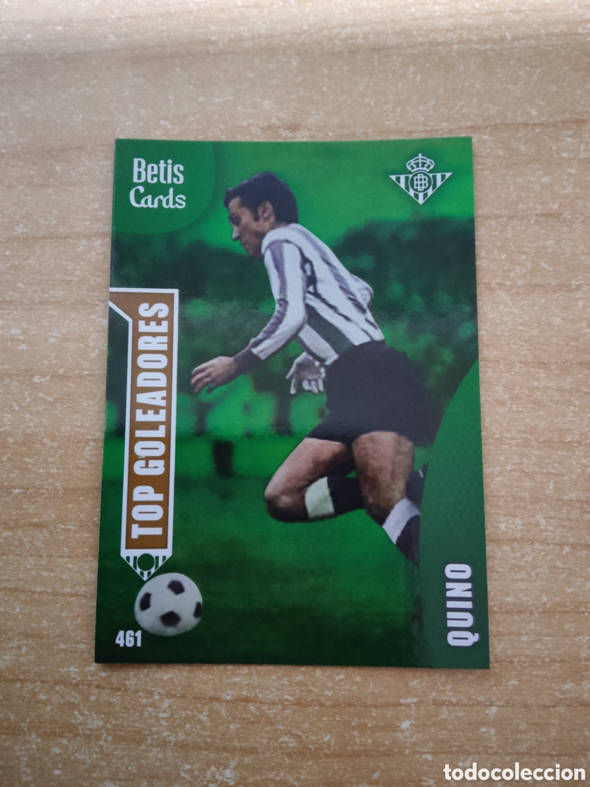 Cromos de f&uacute;tbol: 461 QUINO TOP GOLEADORES REAL BETIS HOLY CARDS 2024 2025