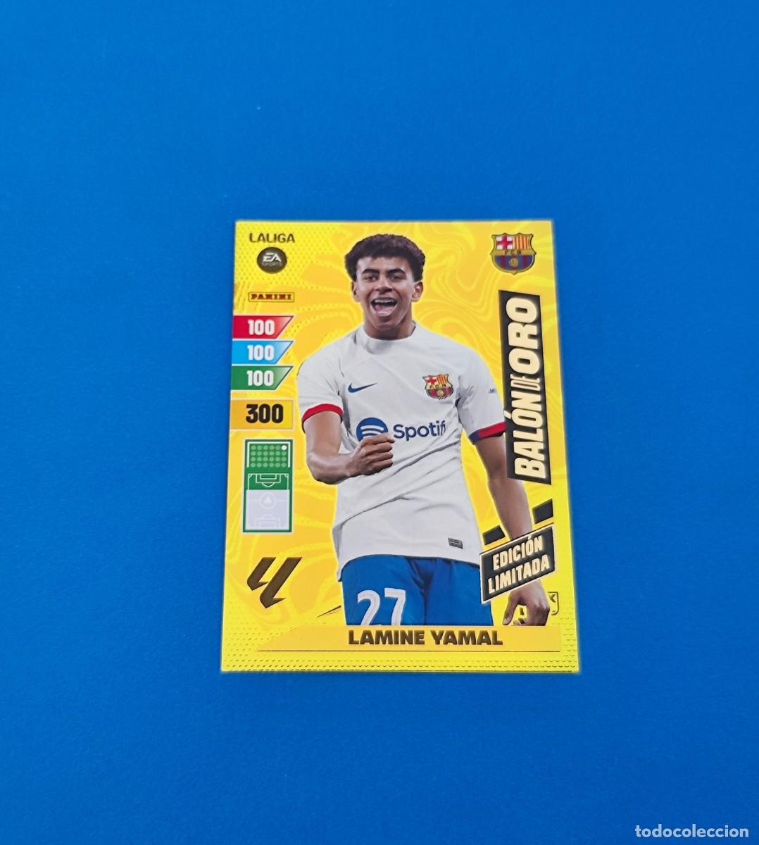 Cromos de f&uacute;tbol: Adrenalyn 2024 2025 / 24 25 Lamine Yamal Bal&oacute;n de Oro Edici&oacute;n Limitada Barcelona