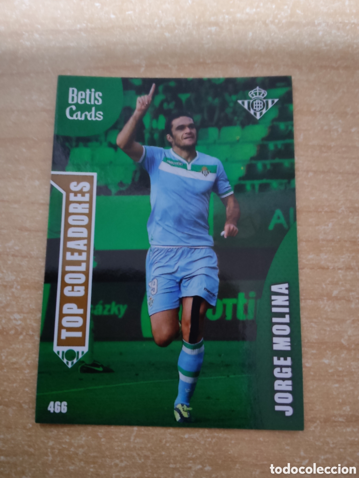 Cromos de f&uacute;tbol: 466 JORGE MOLINA TOP GOLEADORES REAL BETIS HOLY CARDS 2024 2025