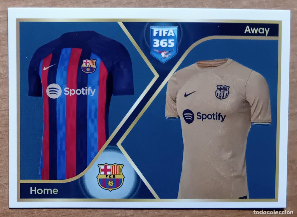 Cromos de f&uacute;tbol: Figurina Panini 2022-23 Cromo Fifa 365 2023 Maglia Kit Jersey Barcelona n 149