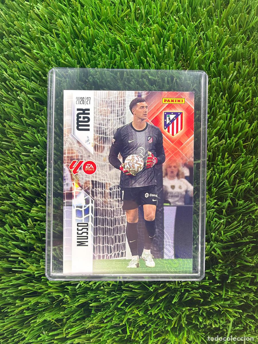 Cromos de f&uacute;tbol: N&ordm; 57 Musso Atl&eacute;tico de Madrid Megacracks 26 27