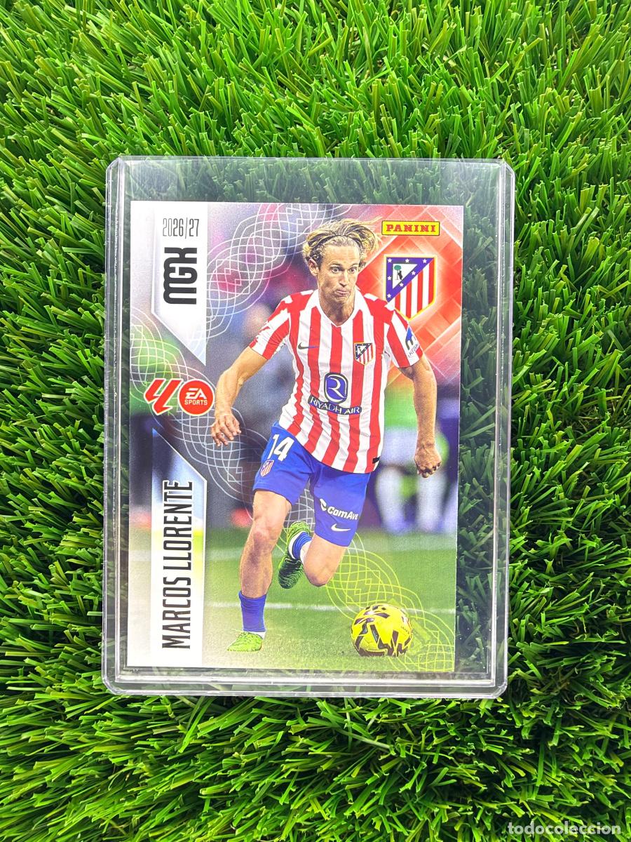Cromos de f&uacute;tbol: N&ordm; 58 Marcos Llorente Atl&eacute;tico de Madrid Megacracks 26 27