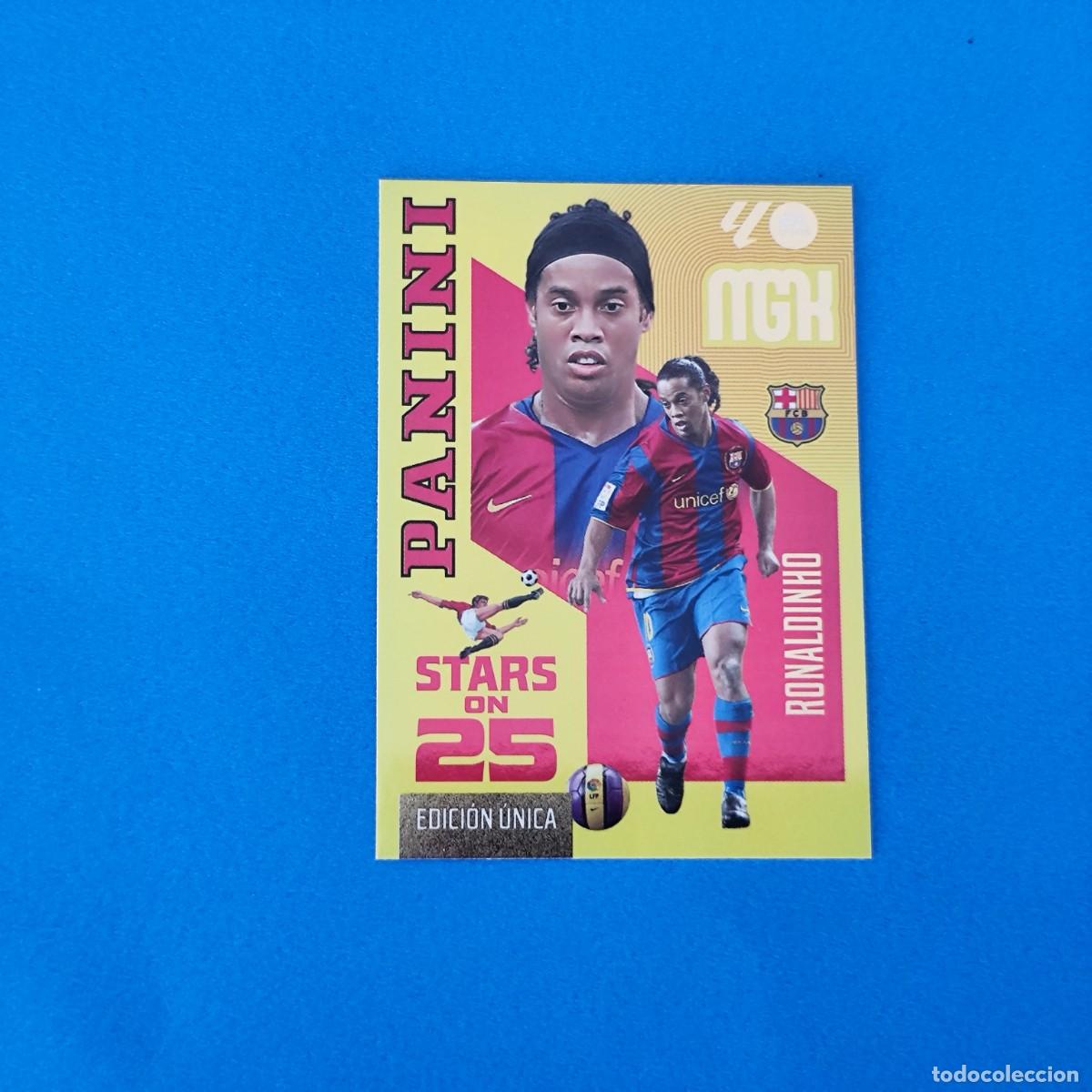 Cromos de Futebol: Megacracks 2026 2027 / 26 27 STARS ONE 25 Edici&oacute;n &Uacute;nica Barcelona Ronaldinho