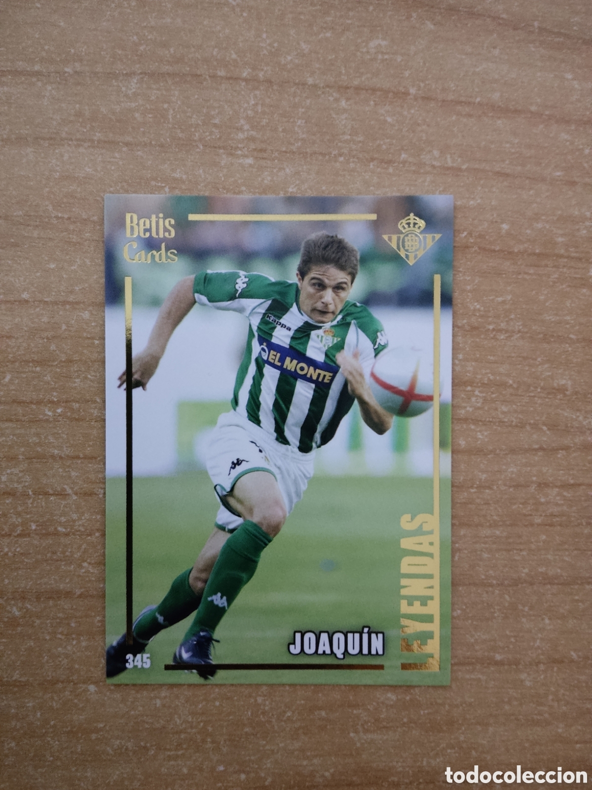 Cromos de f&uacute;tbol: 345 JOAQUIN LEYENDAS REAL BETIS HOLY CARDS 2024 2025