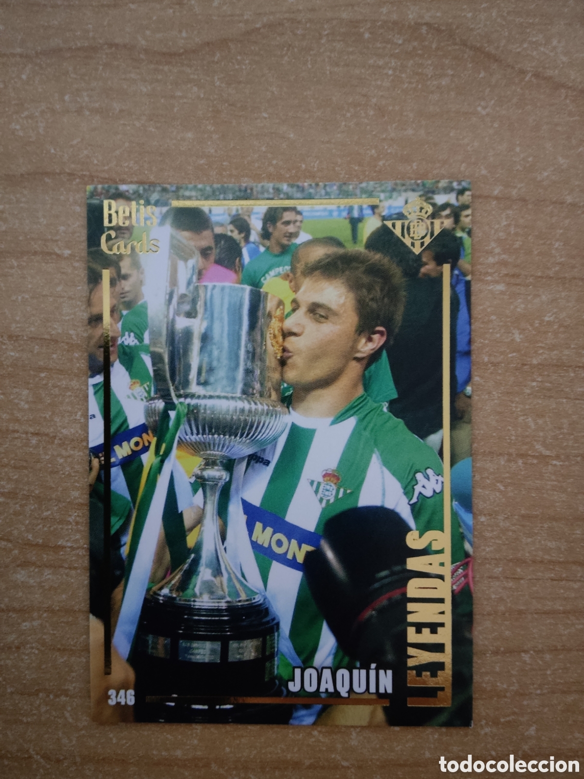 Cromos de f&uacute;tbol: 346 JOAQUIN LEYENDAS REAL BETIS HOLY CARDS 2024 2025
