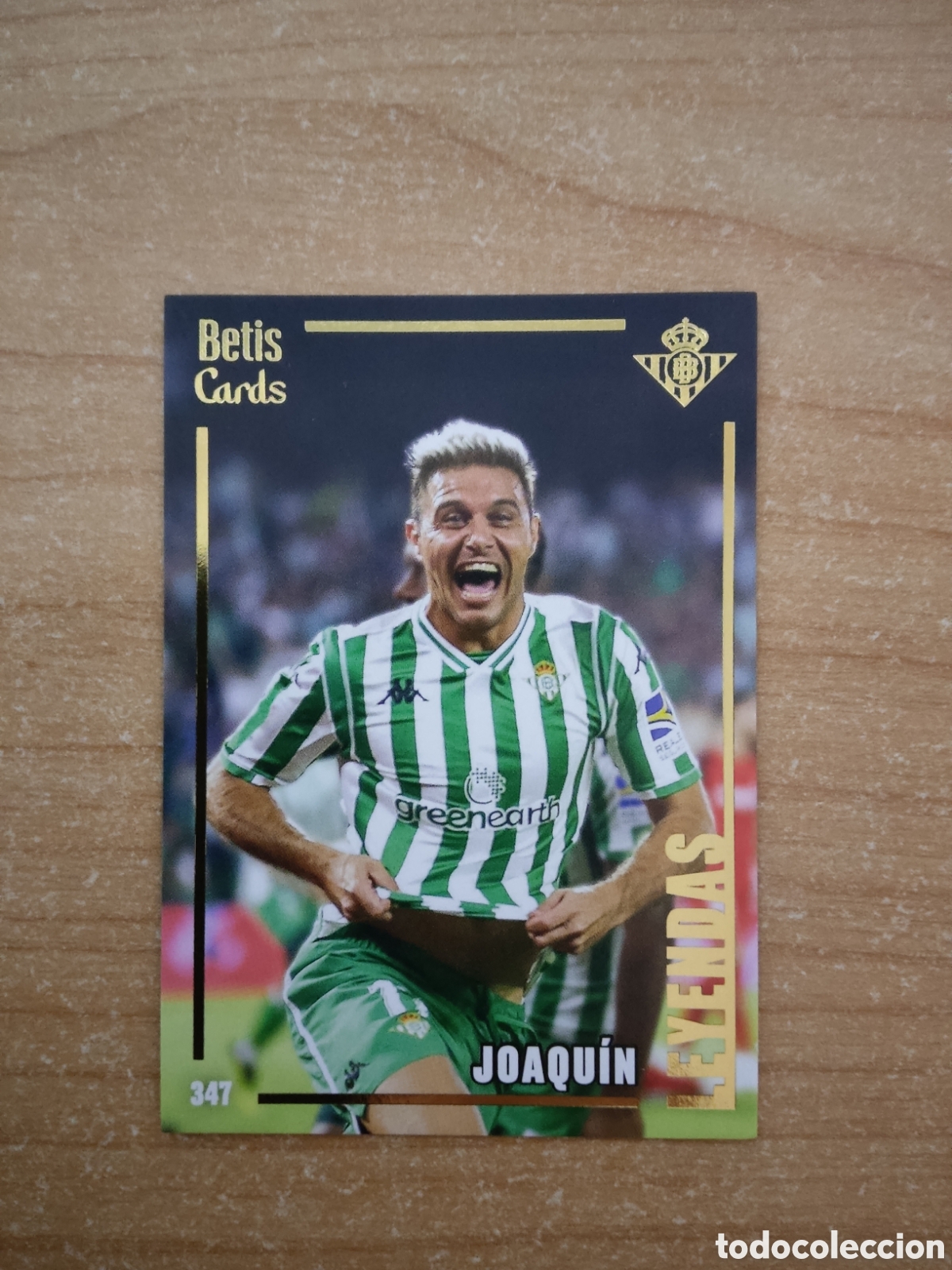 Cromos de f&uacute;tbol: 347 JOAQUIN LEYENDAS REAL BETIS HOLY CARDS 2024 2025