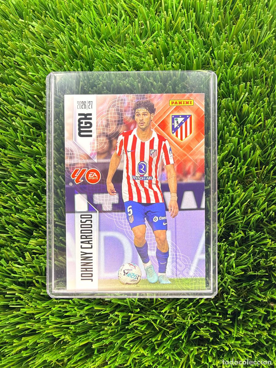 Cromos de f&uacute;tbol: N&ordm; 66 Johnny Cardoso Atl&eacute;tico de Madrid Megacracks 26 27