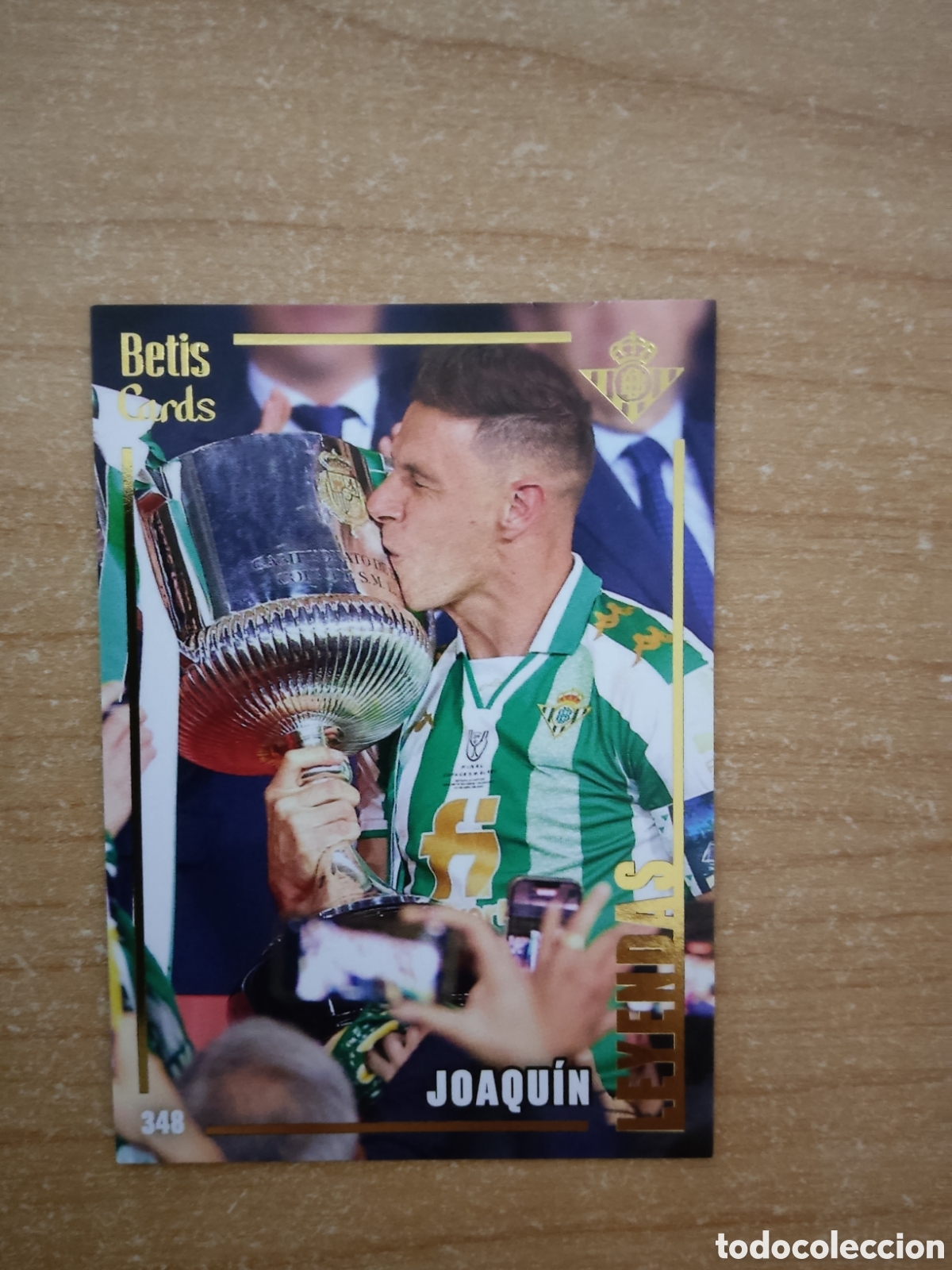 Cromos de f&uacute;tbol: 348 JOAQUIN LEYENDAS REAL BETIS HOLY CARDS 2024 2025