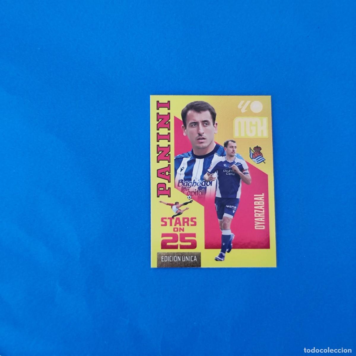 Cromos de f&uacute;tbol: Megacracks 2026 2027 / 26 27 STARS ONE 25 Edici&oacute;n &Uacute;nica Oyarzabal Real Sociedad