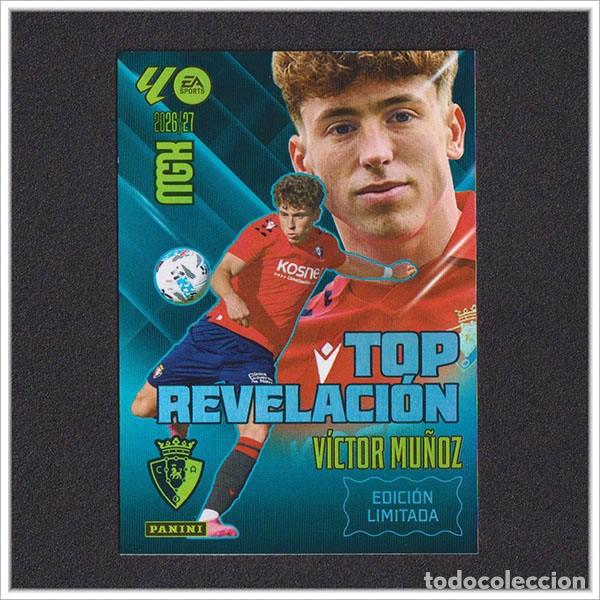 Cromos de f&uacute;tbol: MEGACRACKS 2026 2027 26 27 PANINI VICTOR MU&Ntilde;OZ OSASUNA EDICI&Oacute;N LIMITADA LIGA COLECCI&Oacute;N ALBUM MGK