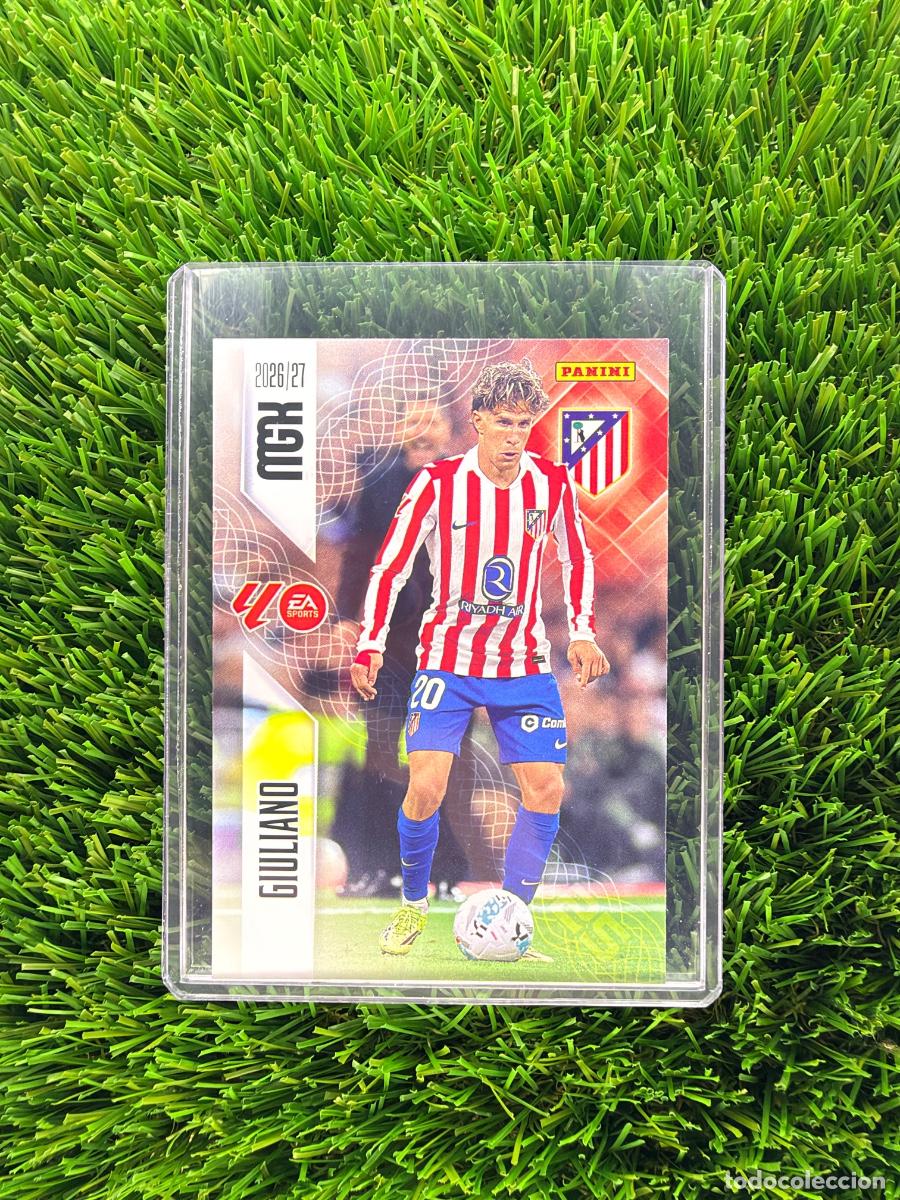 Cromos de f&uacute;tbol: N&ordm; 69 Giuliano Atl&eacute;tico de Madrid Megacracks 26 27