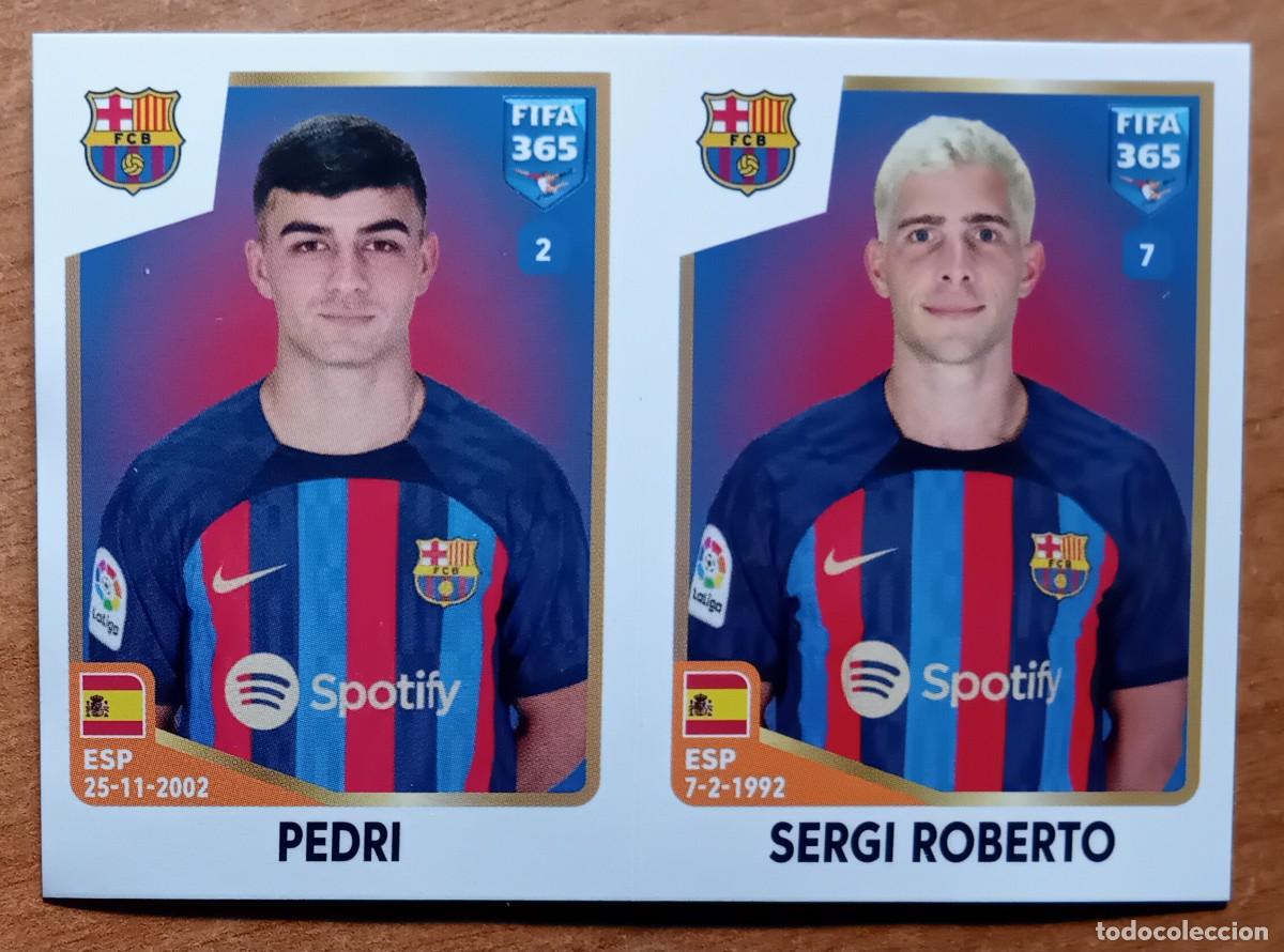Cromos de f&uacute;tbol: Figurina Panini 2022-23 Cromo Fifa 365 2023 Pedri Sergi Roberto Barcelona n 159
