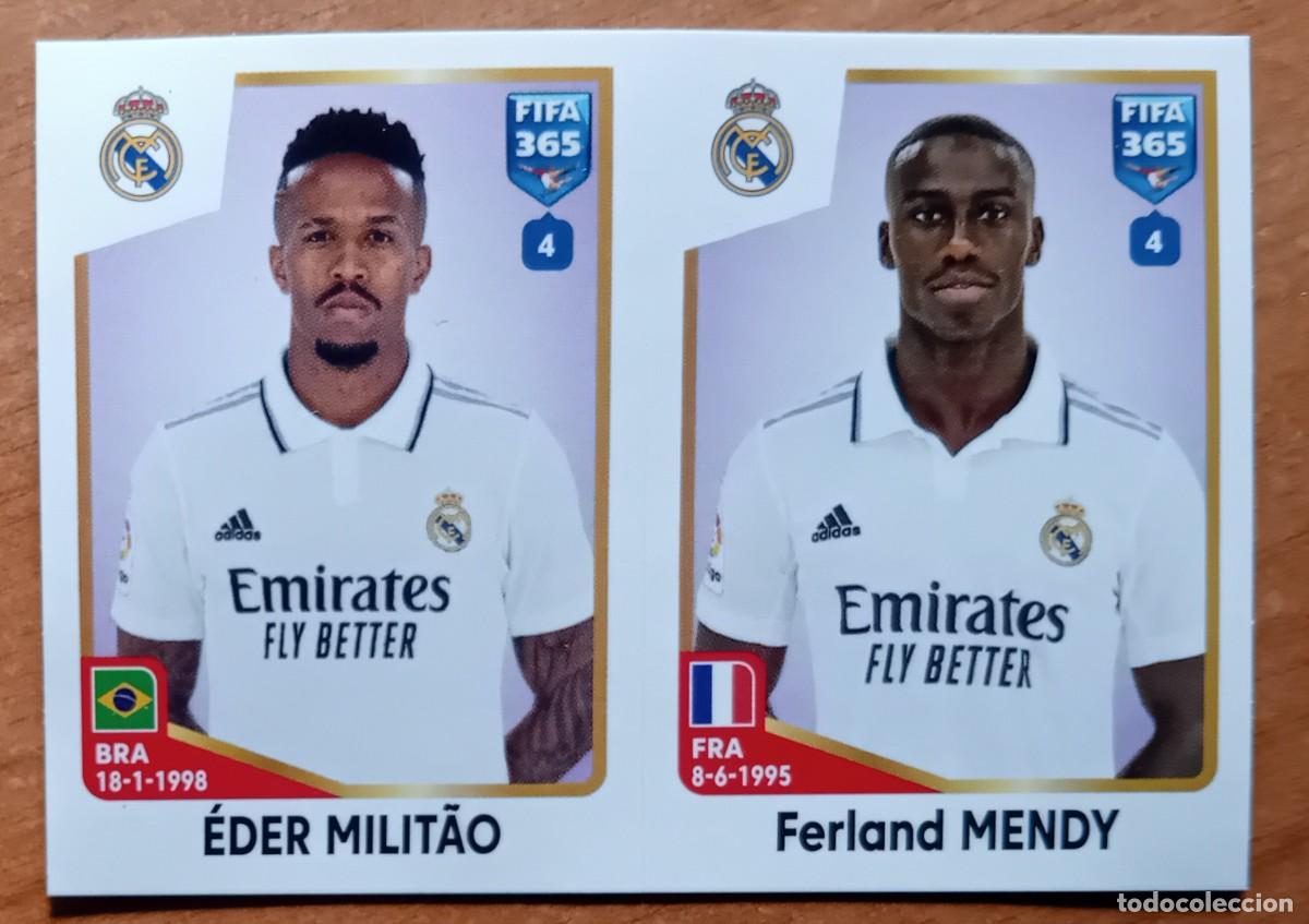 Cromos de f&uacute;tbol: Figurina Panini 2022-23 Cromo Fifa 365 2023 Eder Militao Mendy Real Madrid n 169