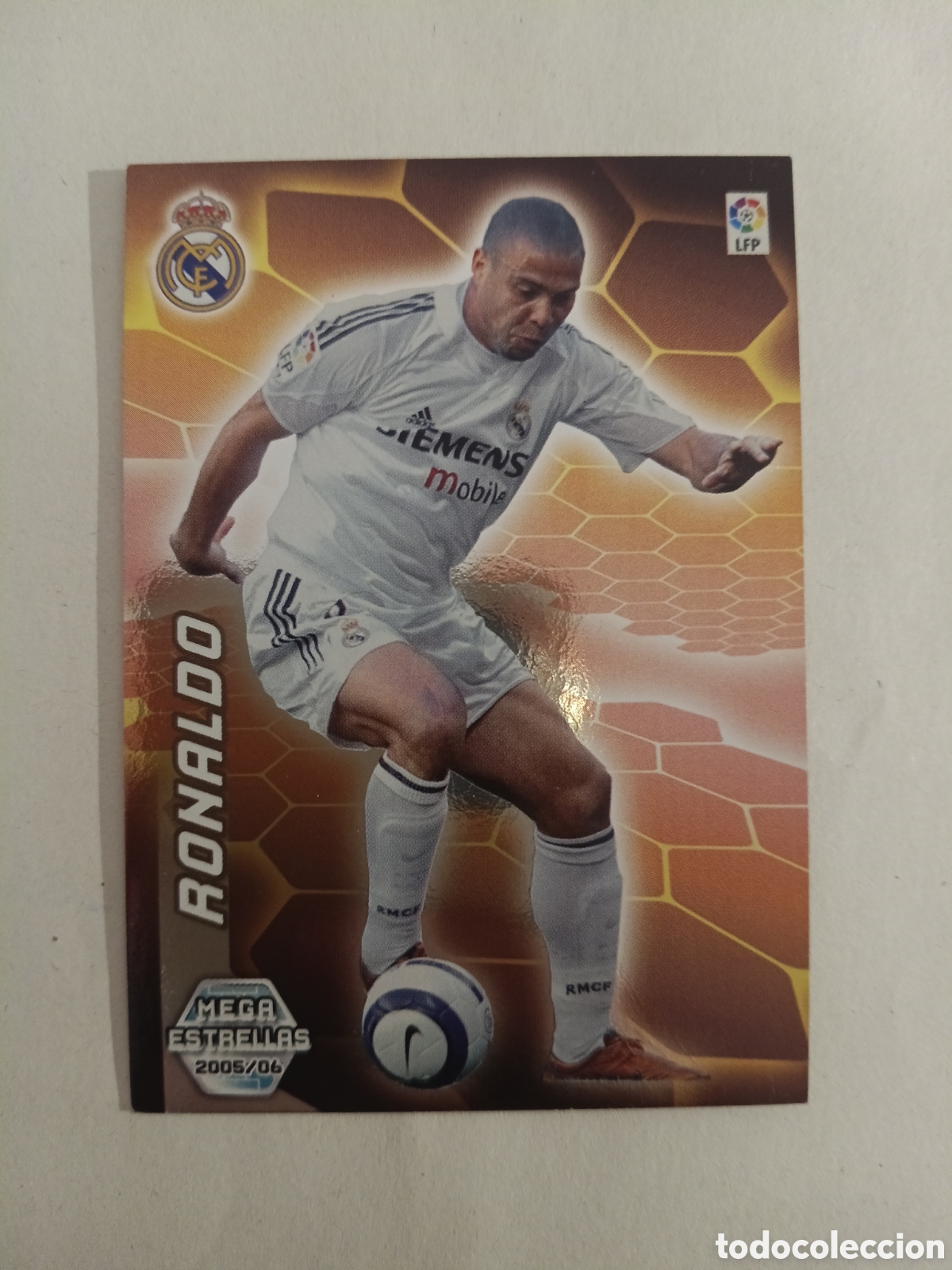 Cromos de f&uacute;tbol: CROMO FUTBOL MEGACRACKS 2005/06 RONALDO N-393
