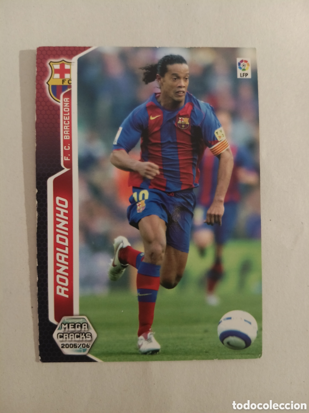 Cromos de f&uacute;tbol: CROMO FUTBOL MEGACRACKS 2005/06 RONALDINHO N-69