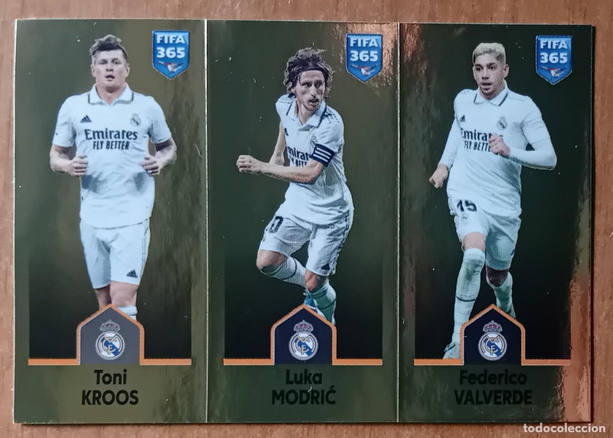 Cromos de f&uacute;tbol: Figurina Panini 2022-23 Cromo Fifa 365 2023 Kroos Modric Valverde Real Madrid n 171