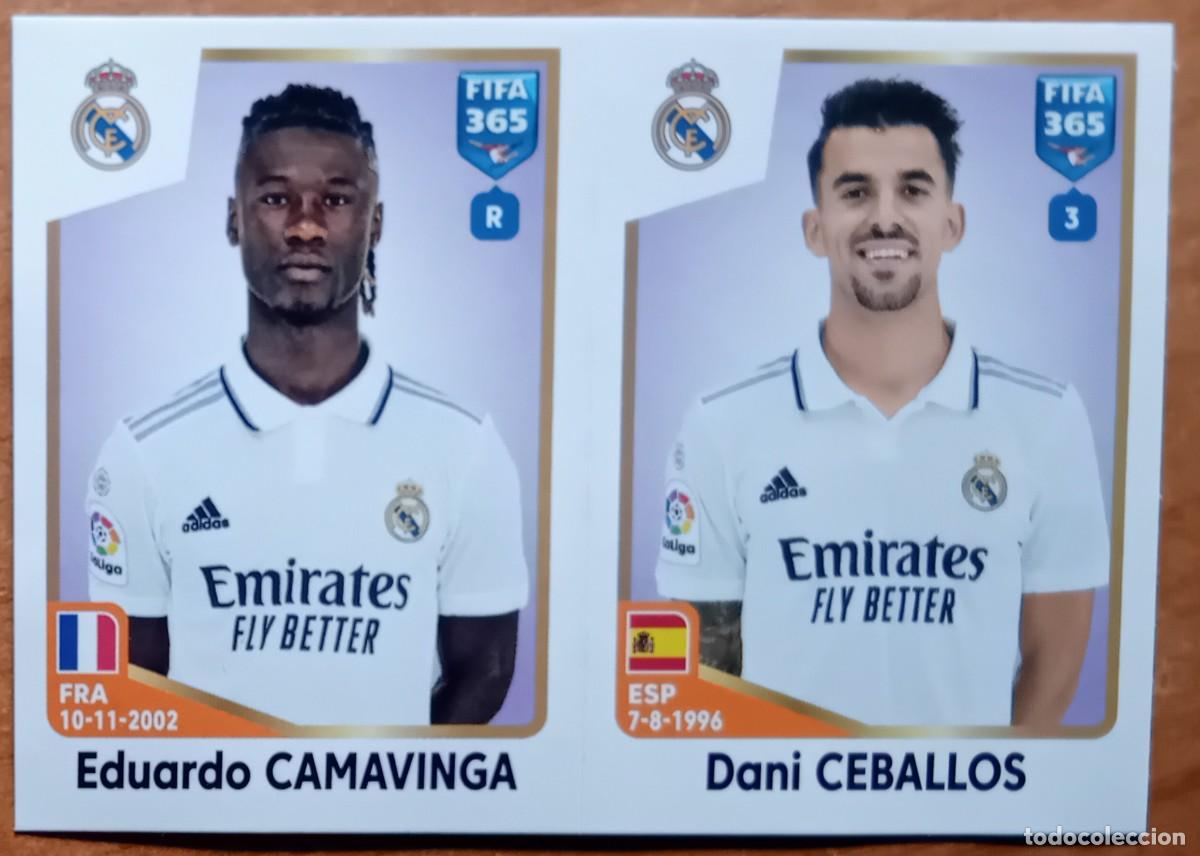 Cromos de f&uacute;tbol: Figurina Panini 2022-23 Cromo Fifa 365 2023 Camavinga Dani Ceballos Real Madrid n 173