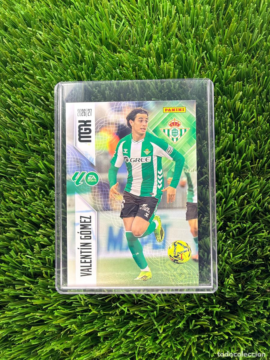 Cromos de f&uacute;tbol: N&ordm; 98 Valent&iacute;n G&oacute;mez Real Betis Megacracks 26 27