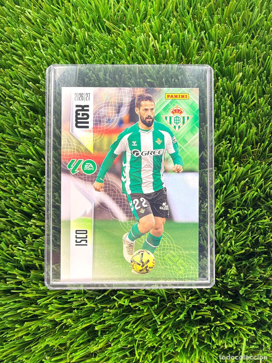 Cromos de f&uacute;tbol: N&ordm; 104 Isco Real Betis Megacracks 26 27