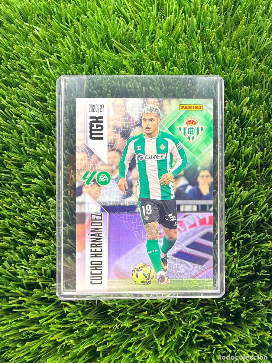 Cromos de f&uacute;tbol: N&ordm; 107 Cucho Hern&aacute;ndez Real Betis Megacracks 26 27