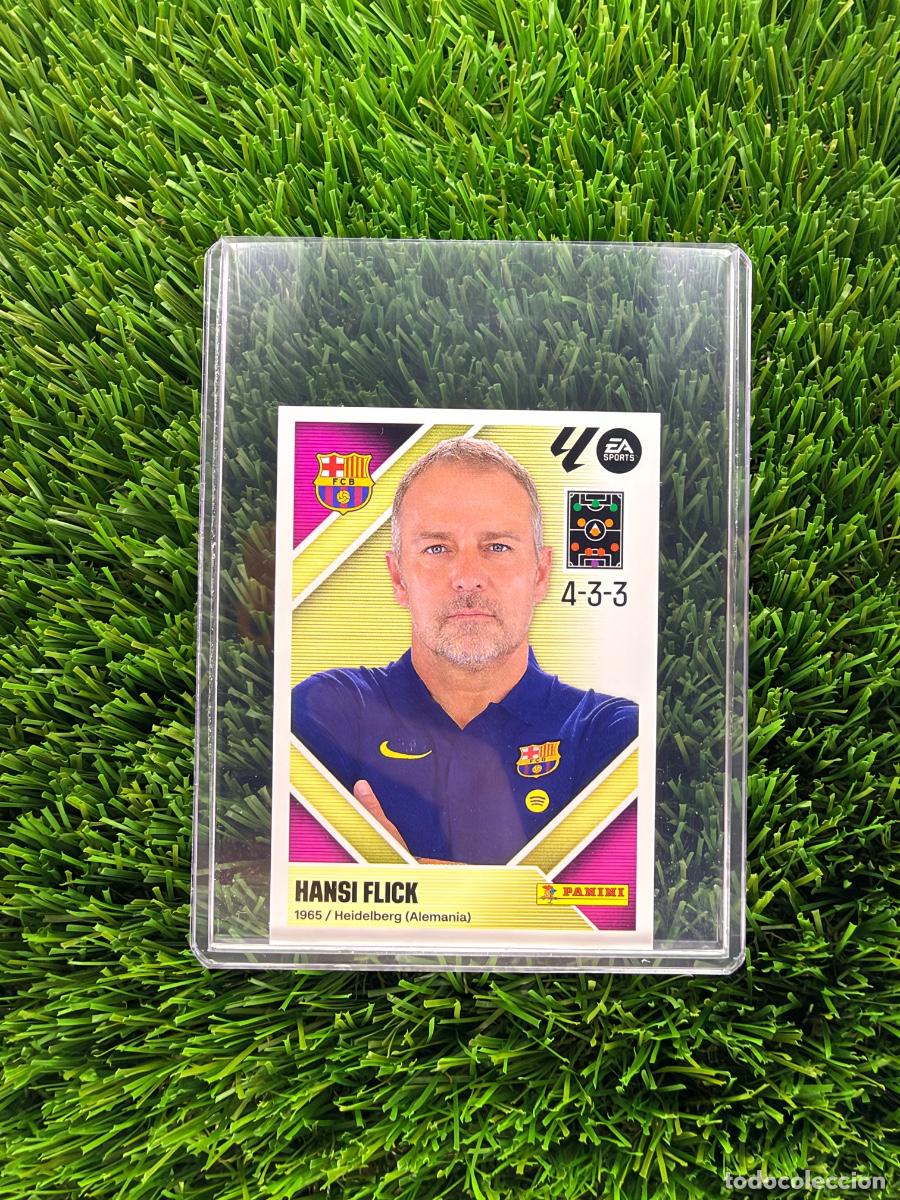 Cromos de f&uacute;tbol: N&ordm; 2 Hansi Flick Entrenador FC Barcelona Liga Este 26 27