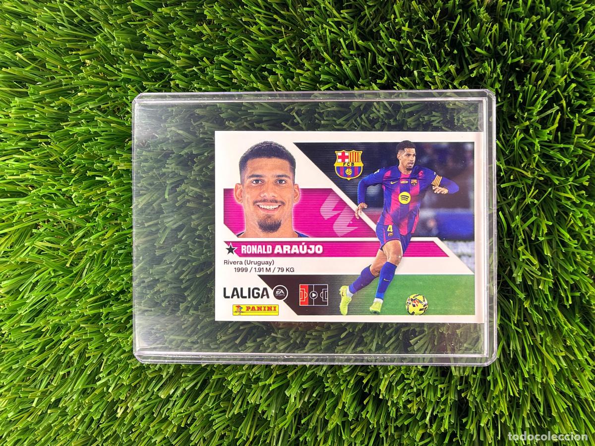 Cromos de f&uacute;tbol: N&ordm; 6A Ara&uacute;jo FC Barcelona Liga Este 26 27