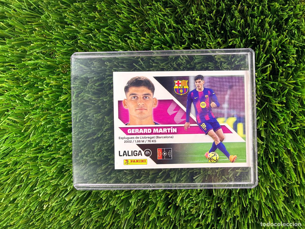 Cromos de f&uacute;tbol: N&ordm; 8 Gerard Mart&iacute;n FC Barcelona Liga Este 26 27