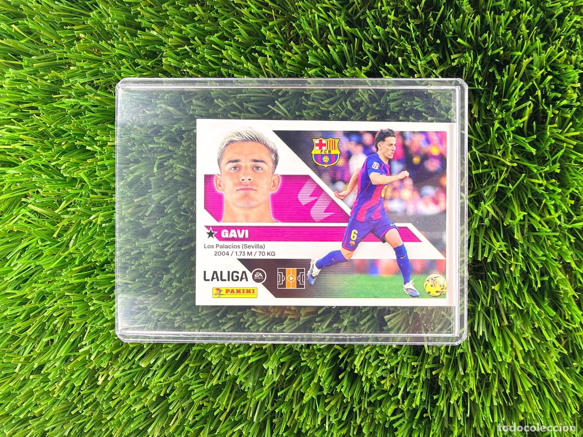 Cromos de f&uacute;tbol: N&ordm; 13 Gavi FC Barcelona Liga Este 26 27