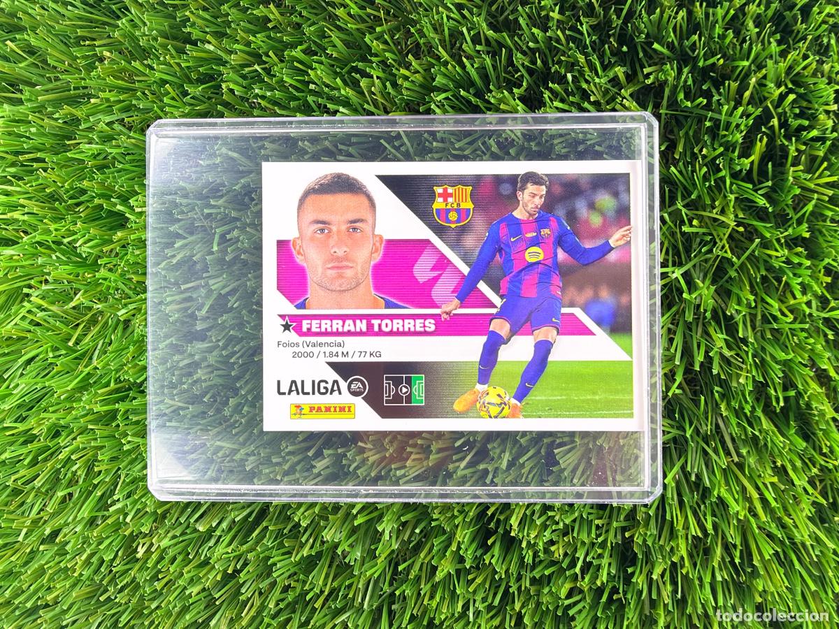 Cromos de f&uacute;tbol: N&ordm; 18 Ferran Torres FC Barcelona Liga Este 26 27