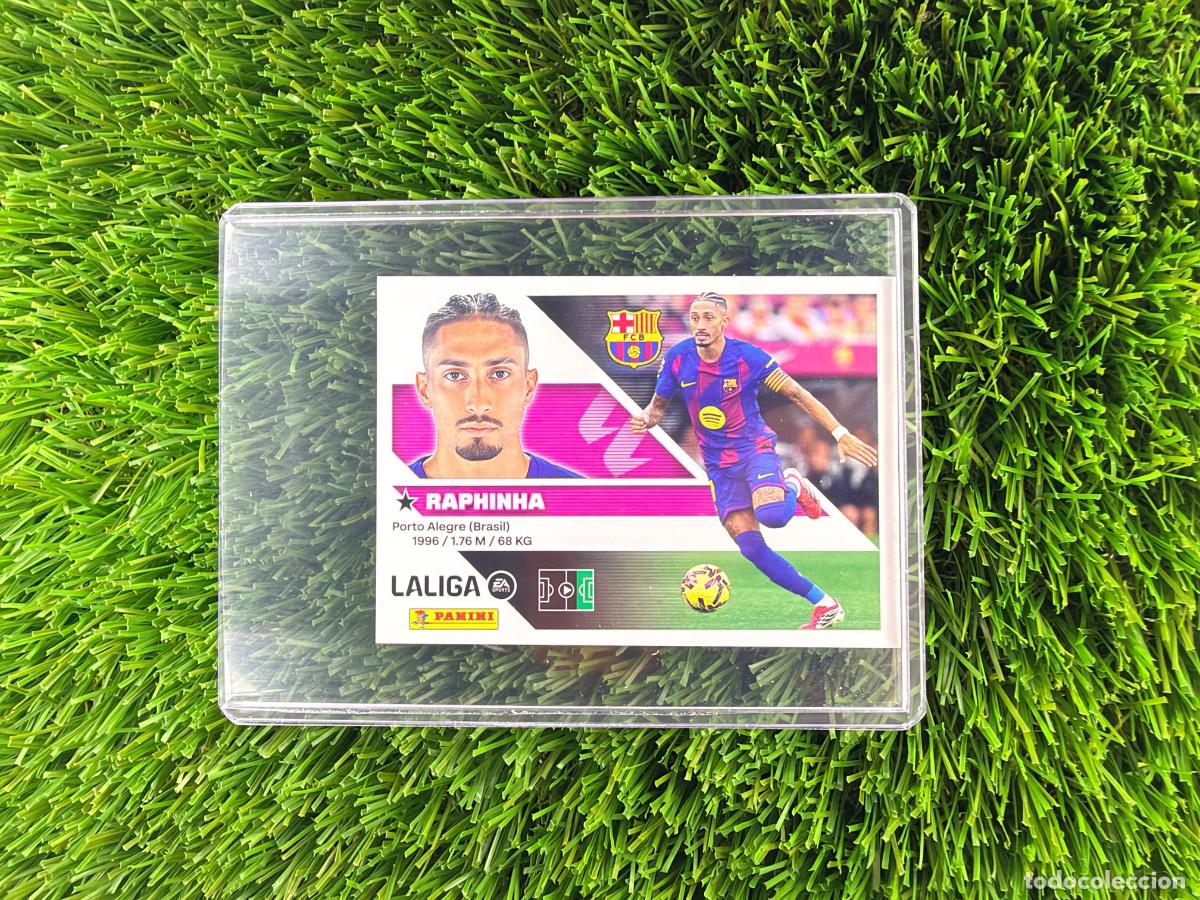 Cromos de f&uacute;tbol: N&ordm; 19 Raphinha FC Barcelona Liga Este 26 27