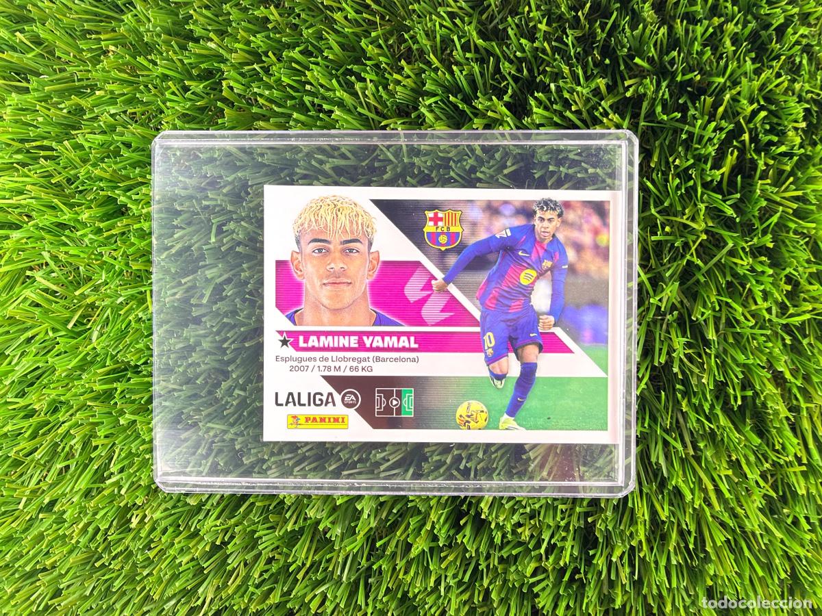 Cromos de f&uacute;tbol: N&ordm; 20 Lamine Yamal FC Barcelona Liga Este 26 27