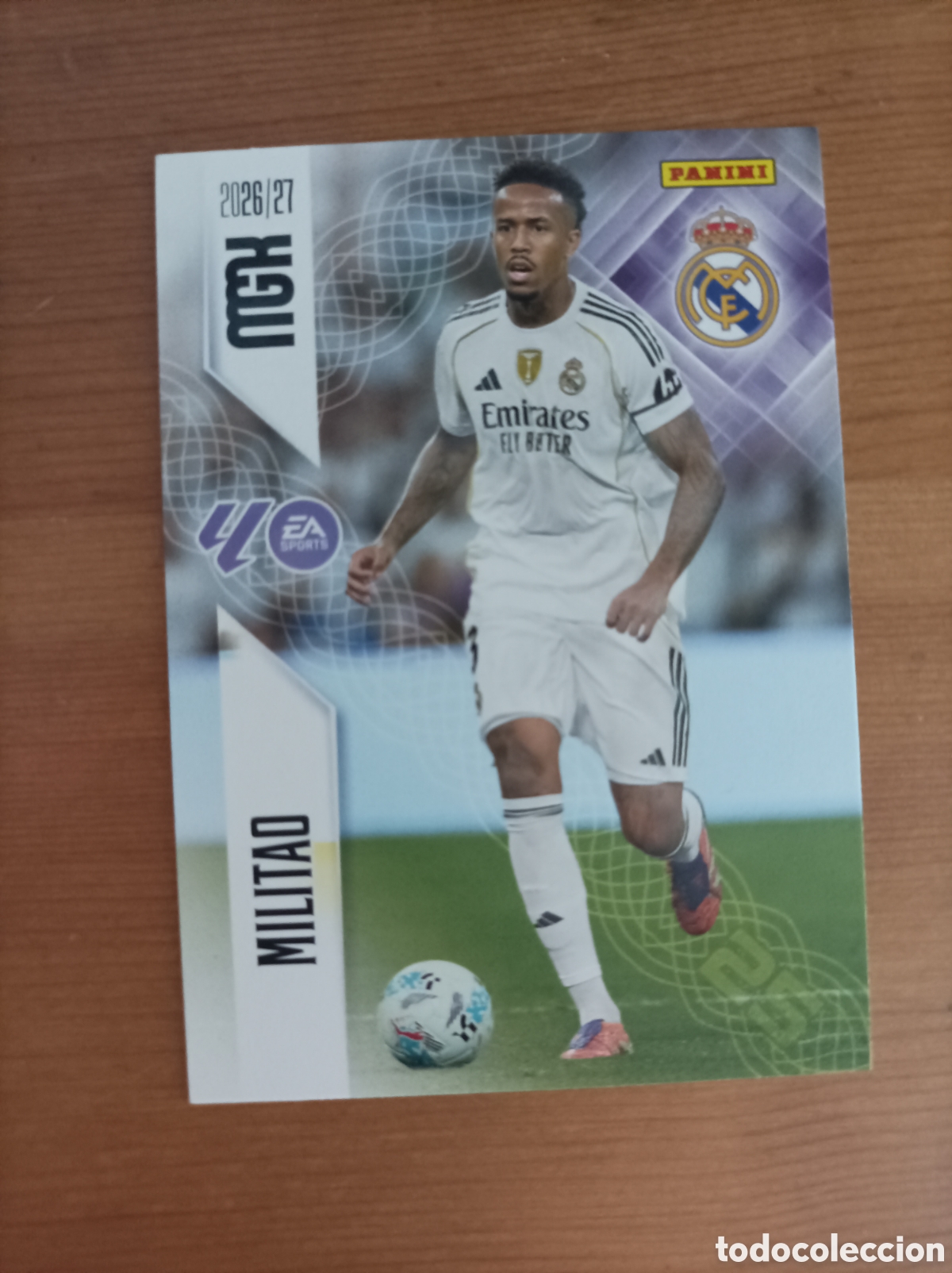 Cromos de f&uacute;tbol: MEGACRACKS PANINI 2026-27 MILITAO REAL MADRID