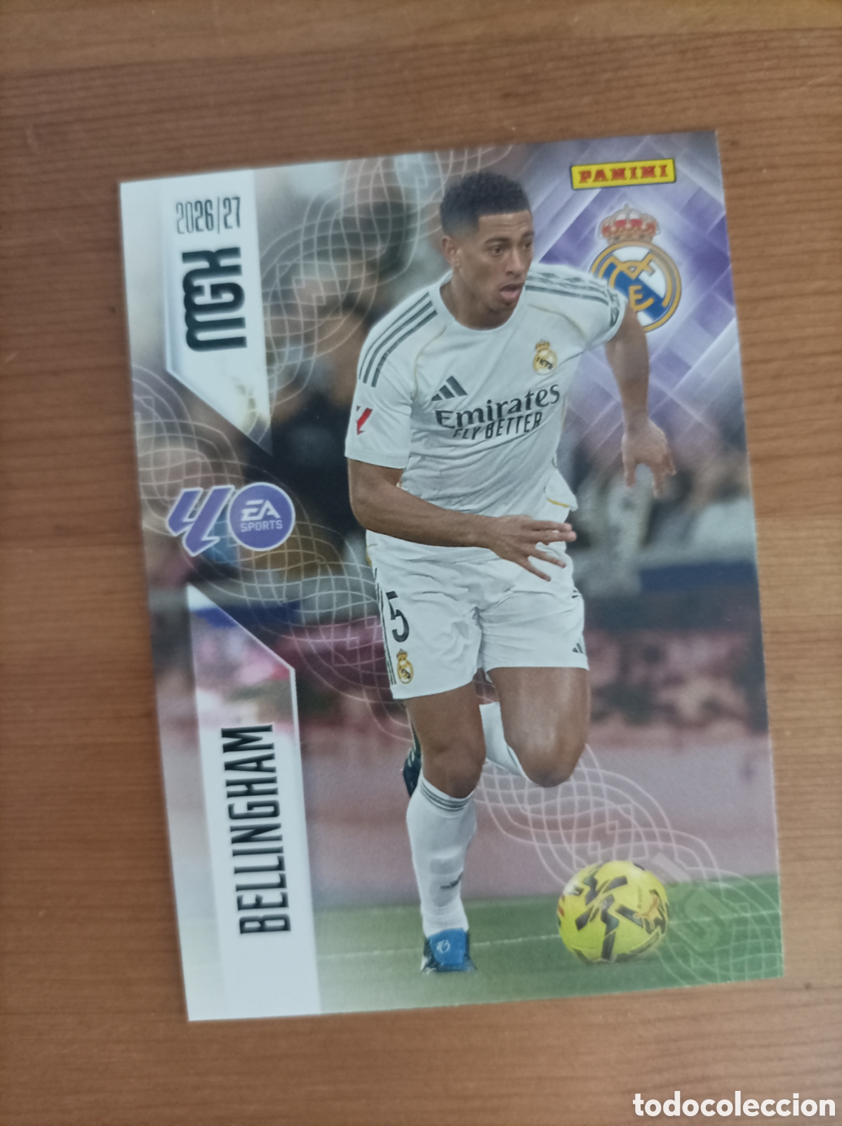 Cromos de f&uacute;tbol: MEGACRACKS PANINI 2026-27 BELLINGHAM REAL MADRID