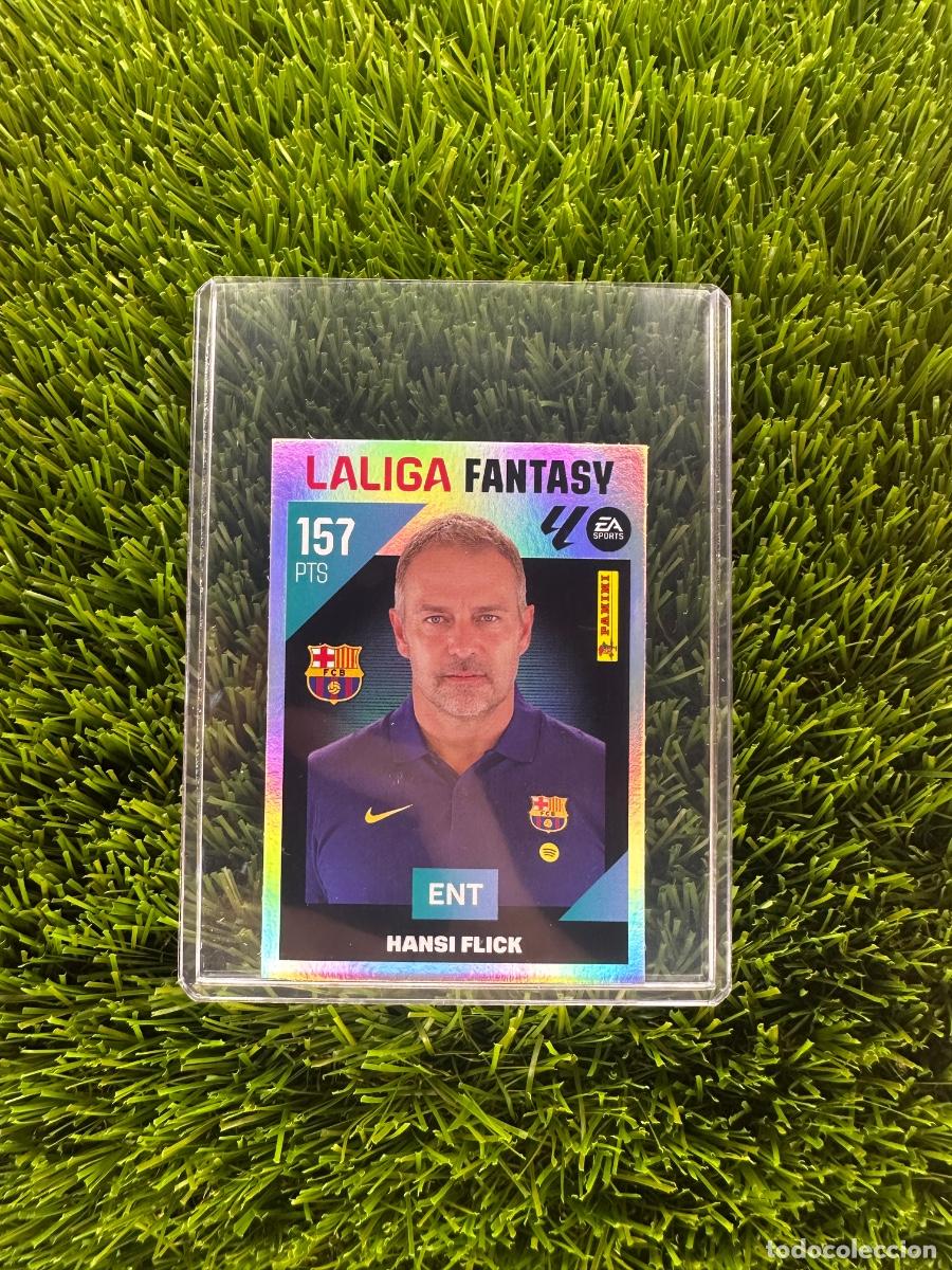 Cromos de f&uacute;tbol: N&ordm; 1 Hansi Flick Entrenador La Liga Fantasy FC Barcelona Liga Este 26 27