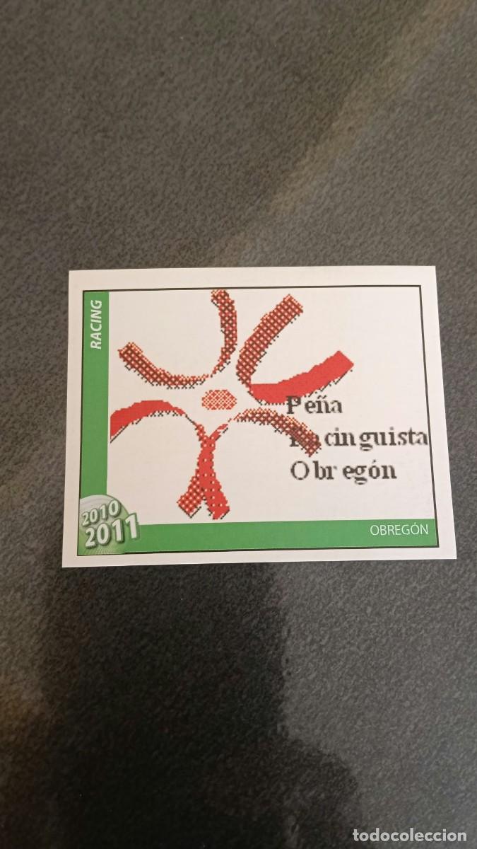 Cromos de f&uacute;tbol: Footprint 2010 2011 Oficial Racing De Santander 292 Pe&ntilde;a Obregon