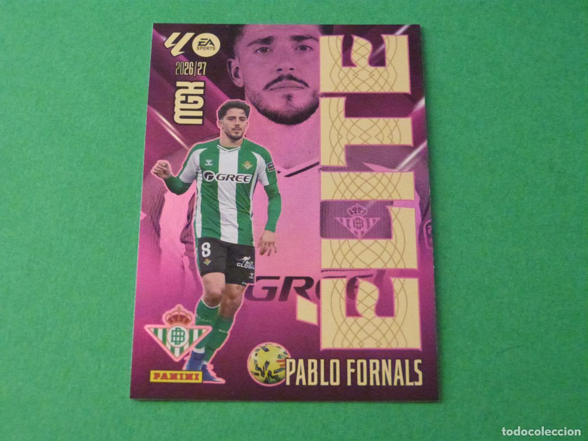 Cromos de f&uacute;tbol: TRADING CARD FUTBOL FORNALS REAL BETIS BALOMPIE N&ordm; 14 ELITE LIGA MEGACRACKS 2026-2027/26-27 PANINI