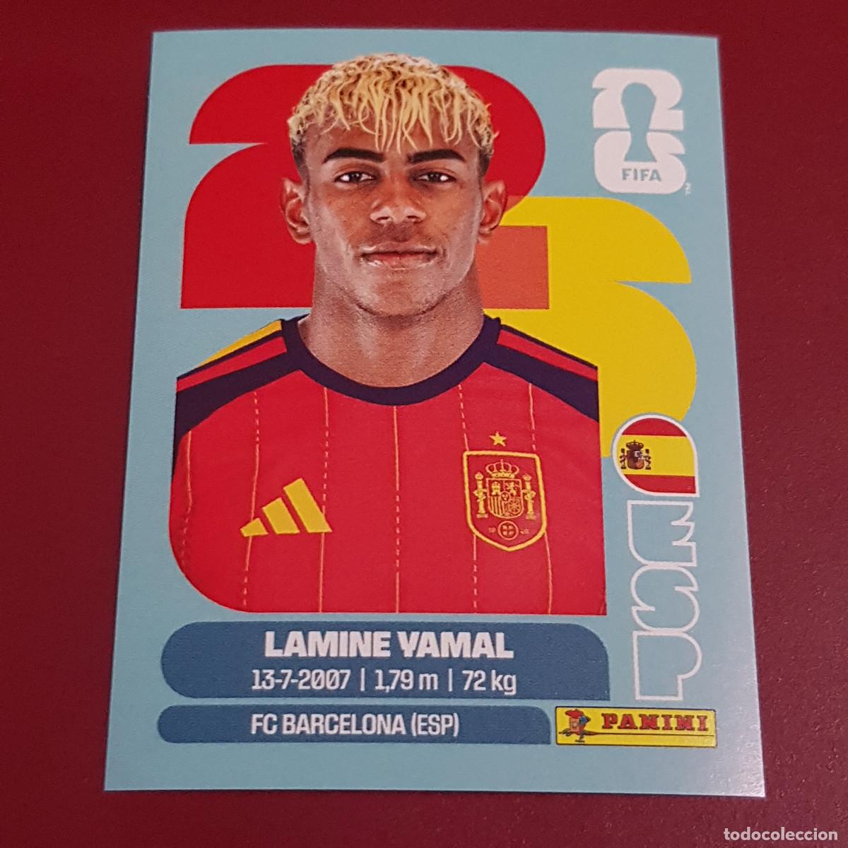 Cromos de f&uacute;tbol: PANINI - MUNDIAL FIFA WORLD CUP 2026 - 26 - ESPA&Ntilde;A - YAMAL - ESP 15 - NUNCA PEGADO