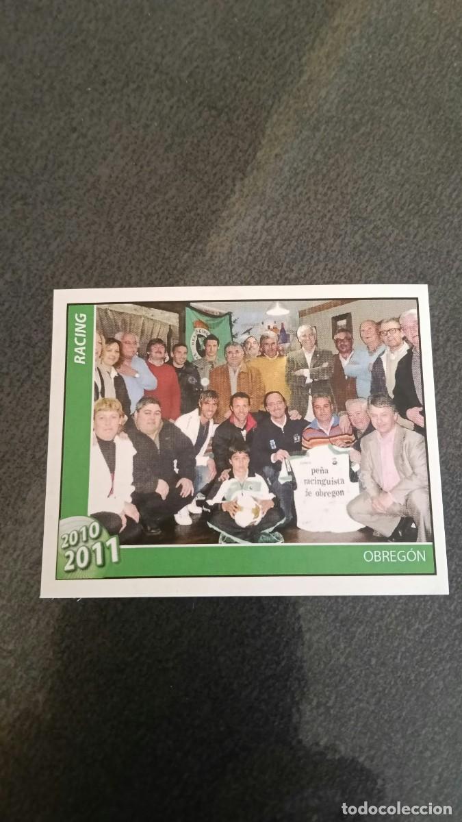 Cromos de f&uacute;tbol: Footprint 2010 2011 Oficial Racing De Santander 293 Pe&ntilde;a Obregon