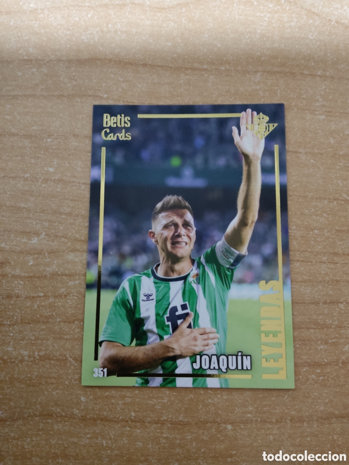 Cromos de Futebol: 351 JOAQUIN LEYENDAS REAL BETIS HOLY CARDS 2024 2025