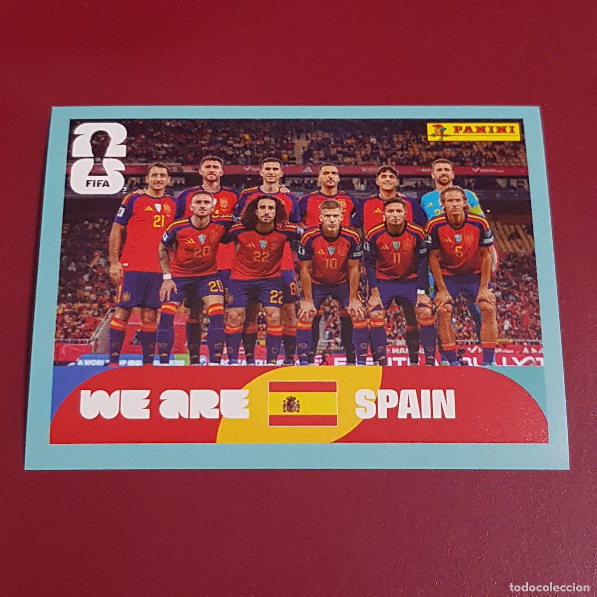 Cromos de Futebol: PANINI - MUNDIAL FIFA WORLD CUP 2026 - 26 - ESPA&Ntilde;A - ALINEACION - ESP 13 - NUNCA PEGADO