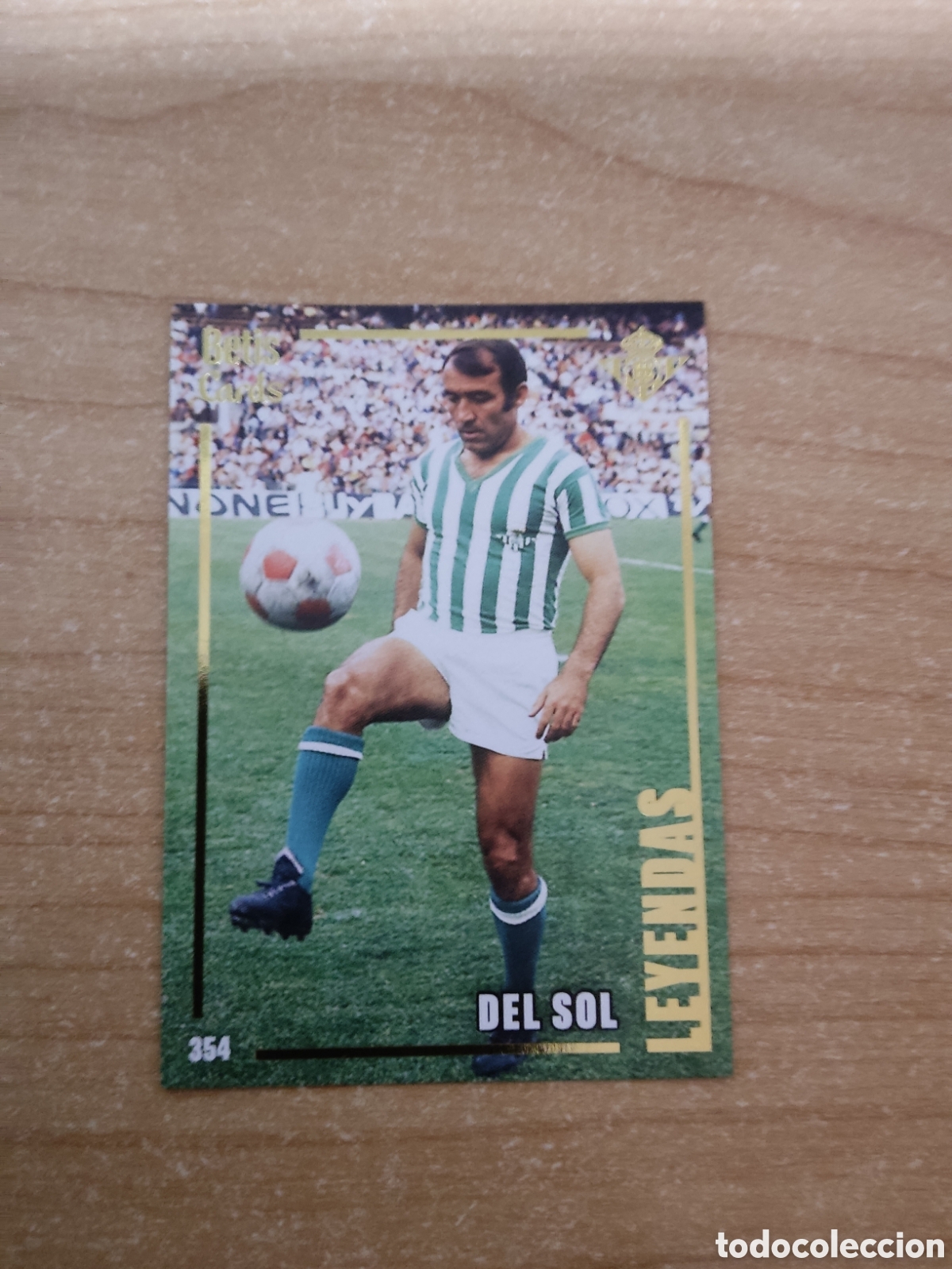 Cromos de Futebol: 354 DEL SOL LEYENDAS REAL BETIS HOLY CARDS 2024 2025